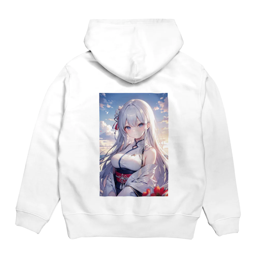 巫女スタぐらむの優しい巫女 Hoodie:back