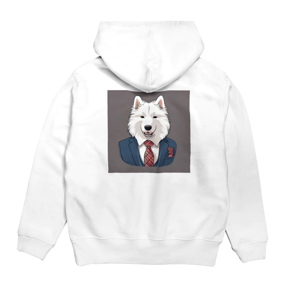 camo_nのSAMOYED Hoodie:back