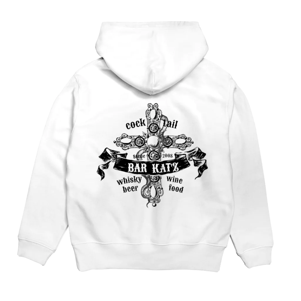 BAR KAT'ZのBAR KAT'Z オリジナルグッズRockスタイル Hoodie:back