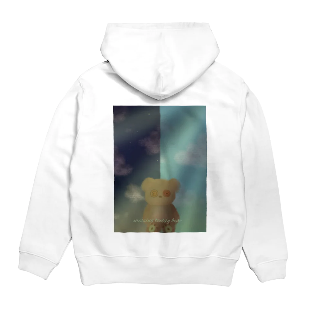 Castagna-カスターニャのくまのぬいぐるみ Hoodie:back