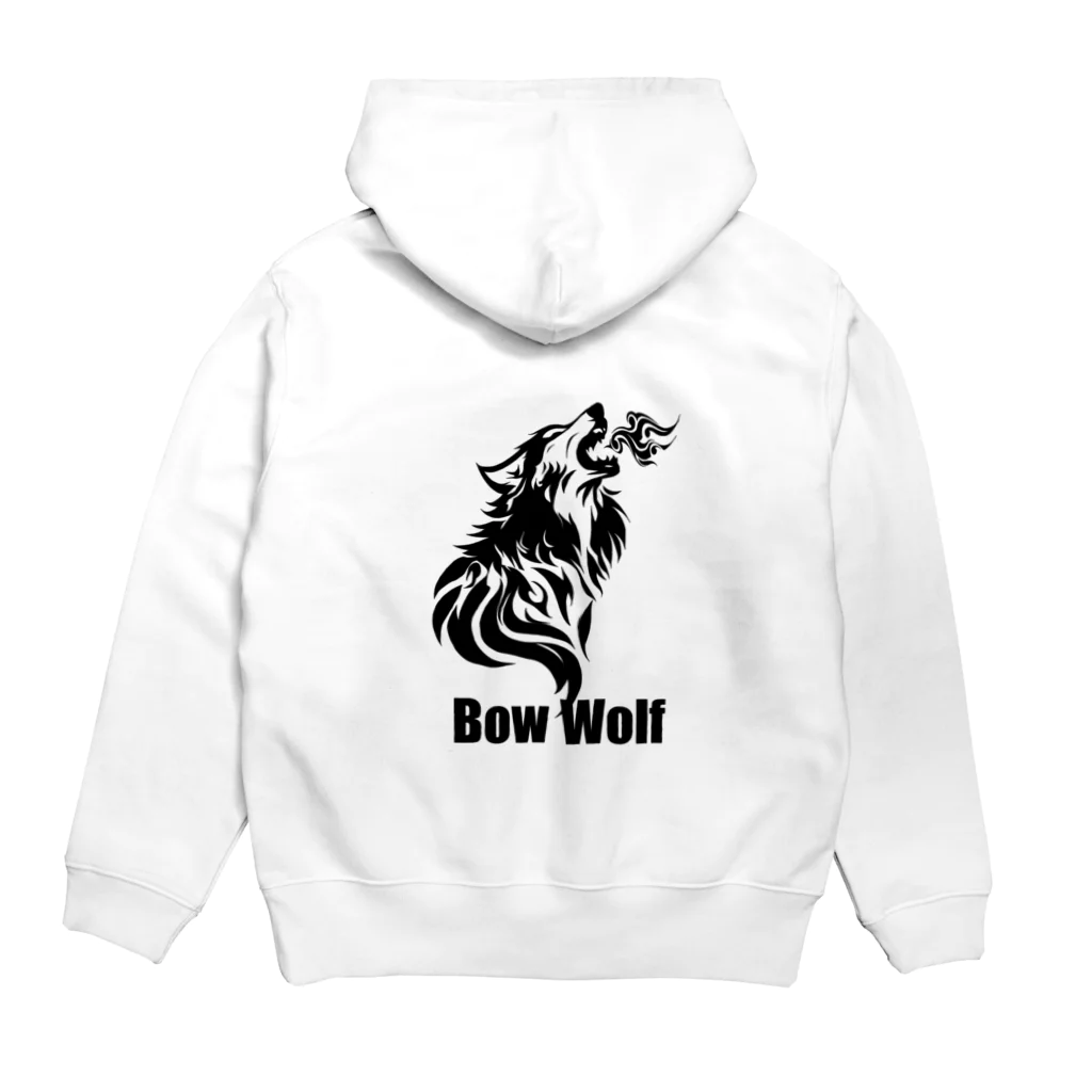 金太郎問屋のBow Wolf パーカーの裏面