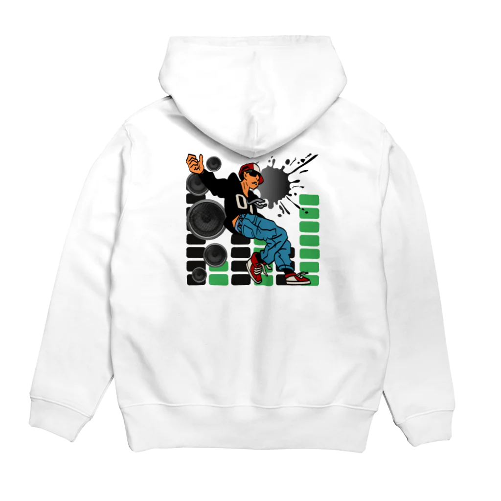 CHIBE86の「Street Dance Vibes」 Hoodie:back