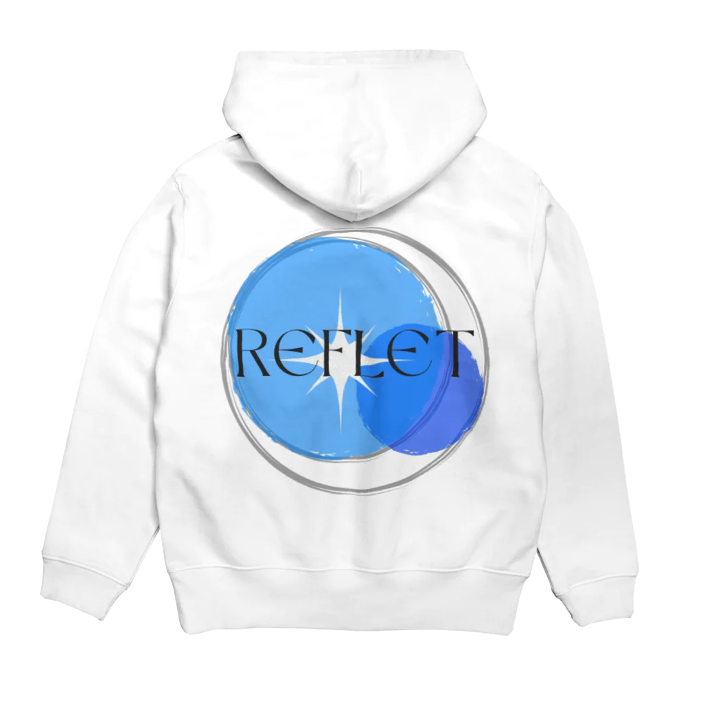 REFLET-ルフレ-のショップロゴ Hoodie:back