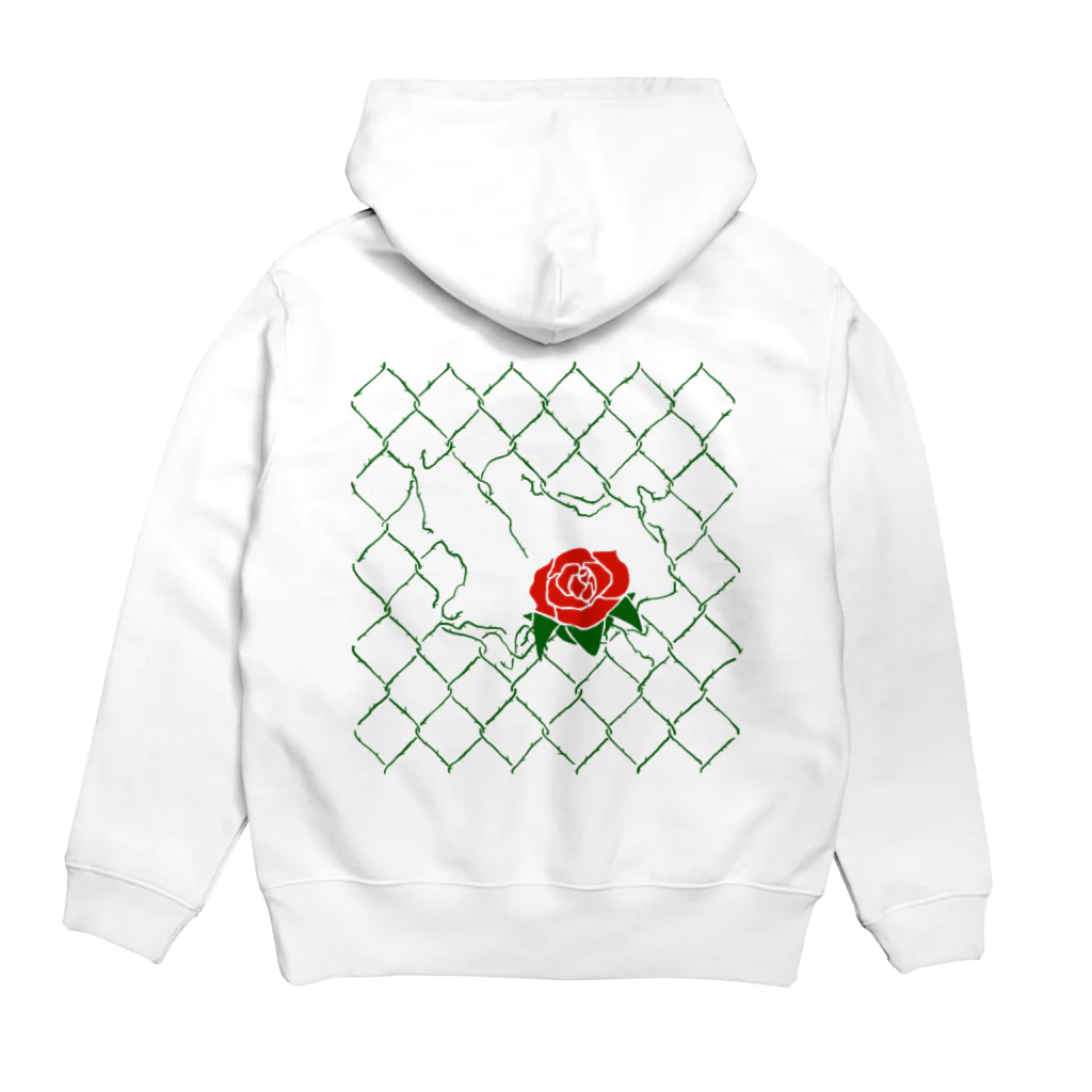 TIMRPのRose Fence Hoodie:back