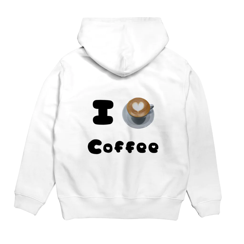 BIMAMECOFFEEのI♡coffee Hoodie:back