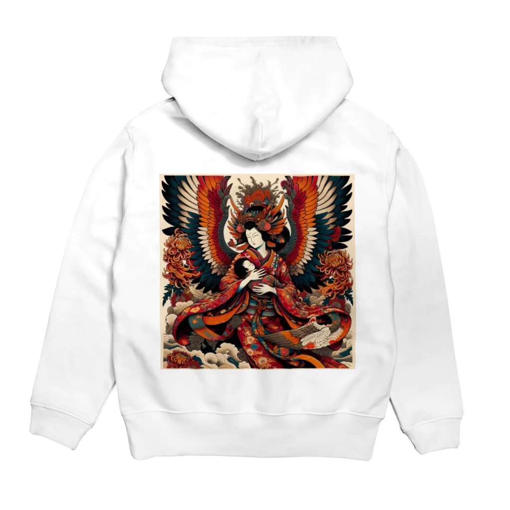 おしゃまんべの姑獲鳥子守唄の秘密 Hoodie:back