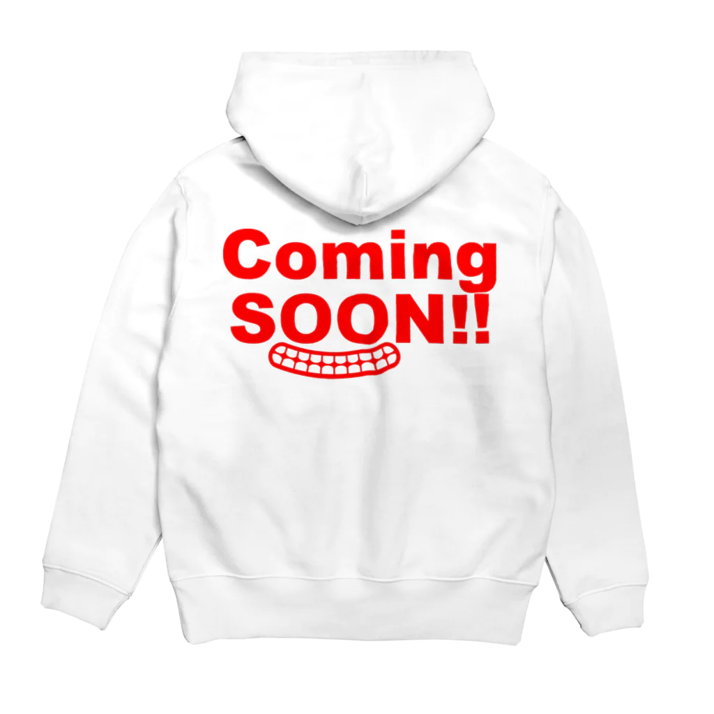 taiyaki styleのComing Soon RED Hoodie:back