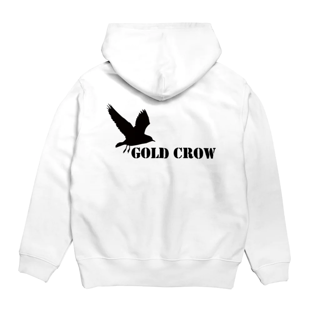 キンノカラスの2019 Gold Crow Spring Hoodie:back