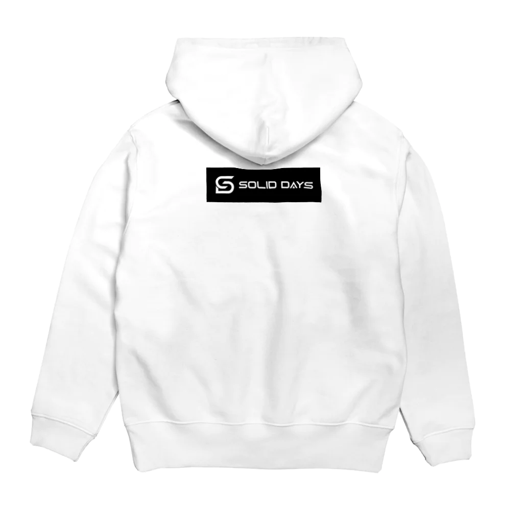 SOLID DAYS グッズショップのSOLID DAYS 2019 ボックスロゴ Hoodie:back