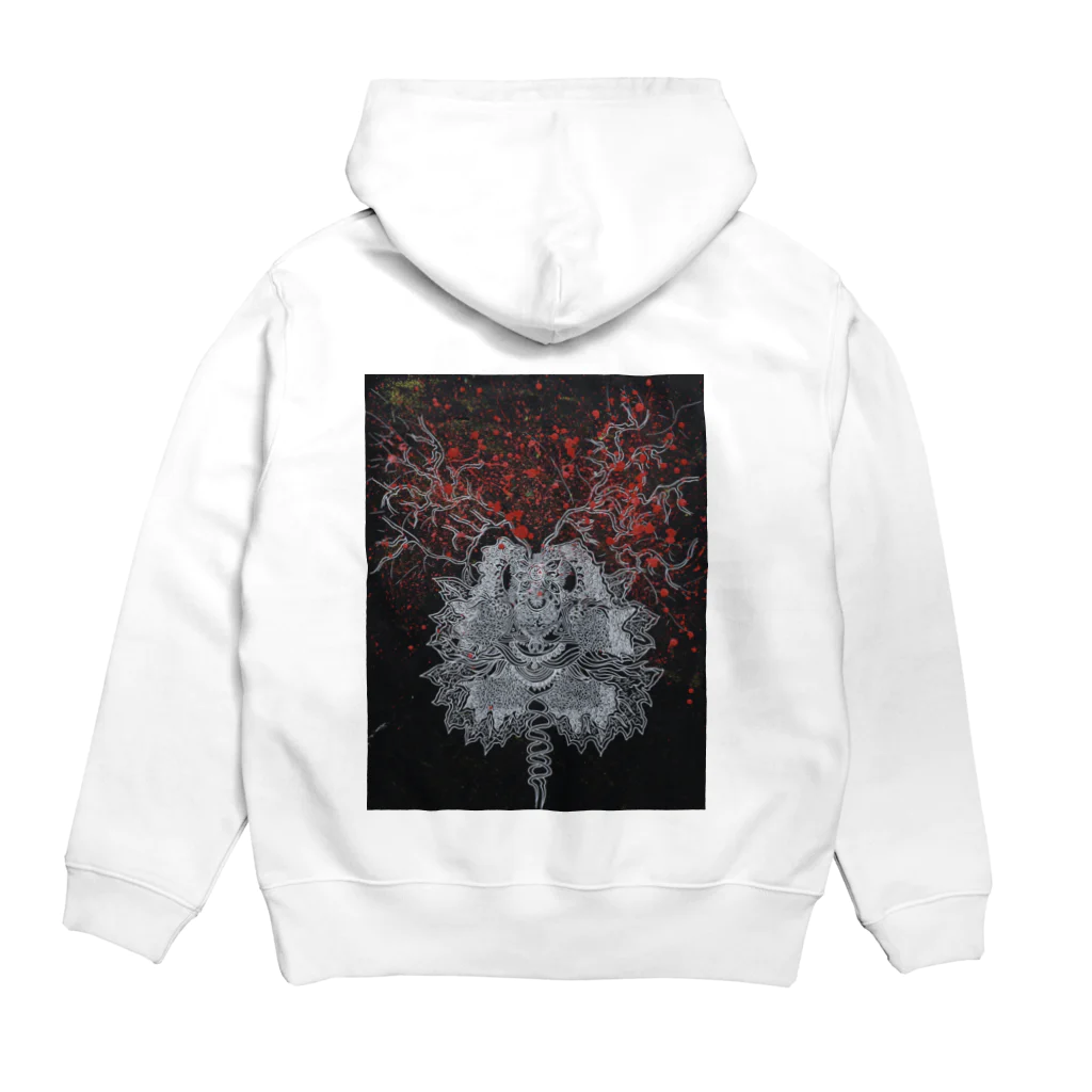 成宮成人の真紅 Hoodie:back