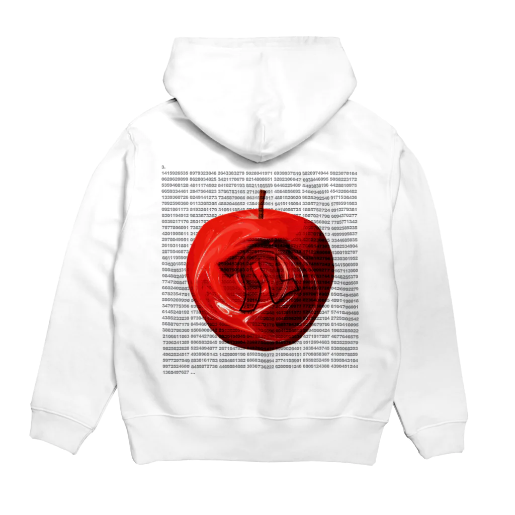 AURA_HYSTERICAのApple_Pi Hoodie:back