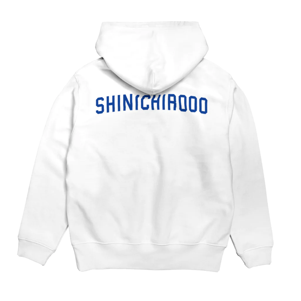 シンイチロォのおみせの爽やかロゴ！！ Hoodie:back