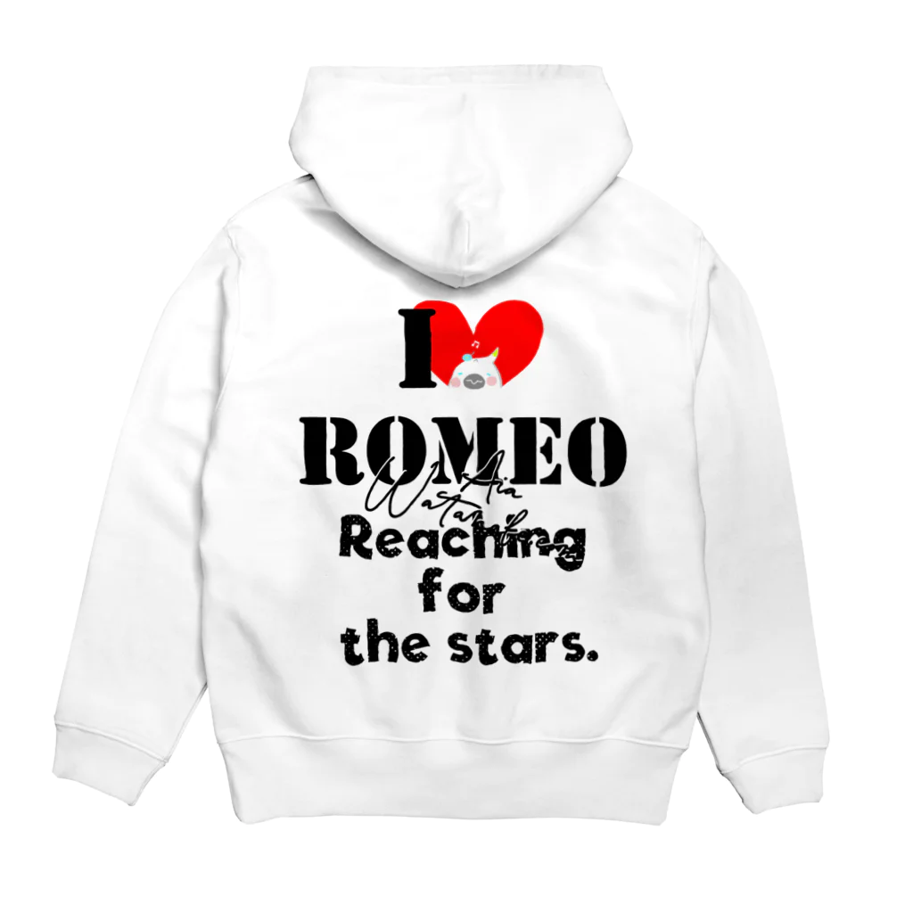 SHOP ROMEO　のI love ROMEO パーカーの裏面