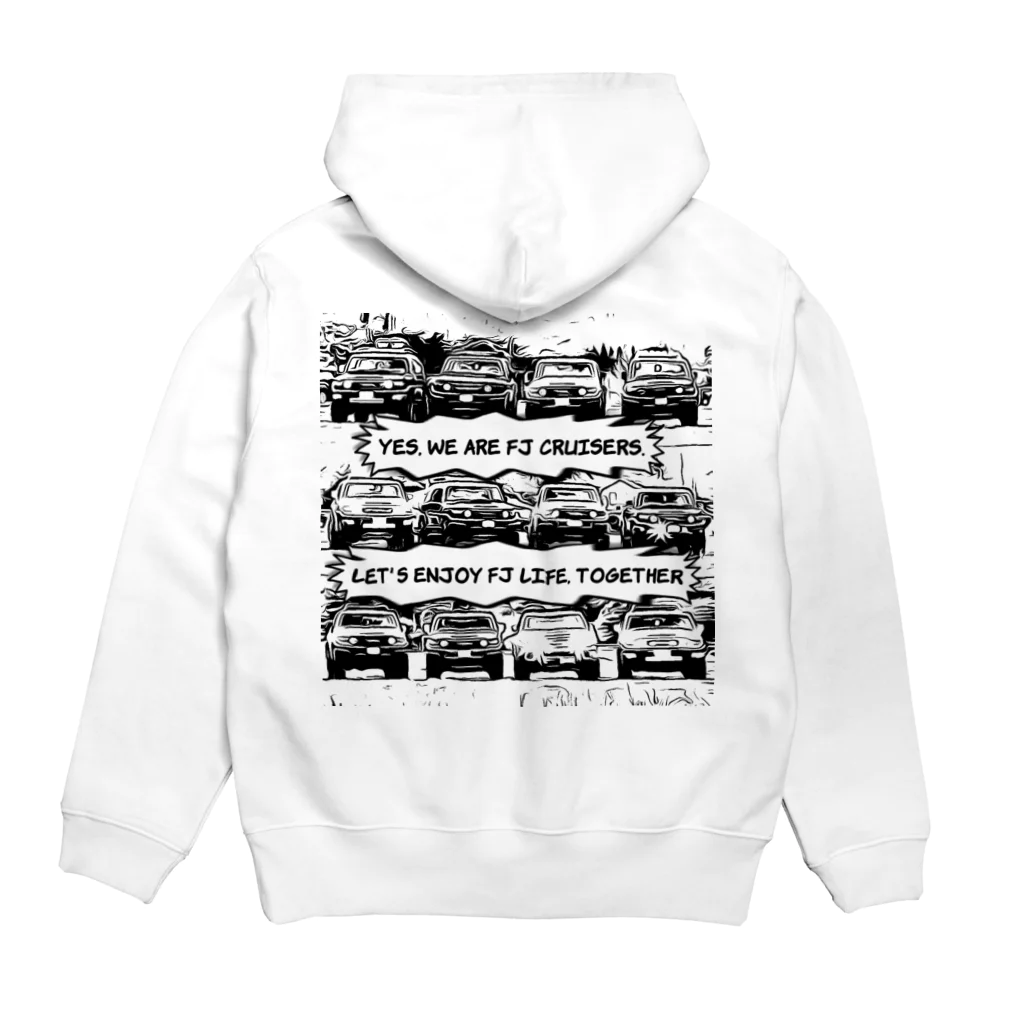 FJ cruiser freaksのFJ cruiser freaks 2019 Hoodie:back