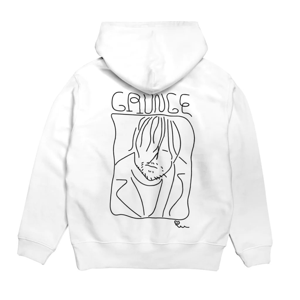 ぐにゃんじROCKのぐにゃっとしたカリスマ Hoodie:back