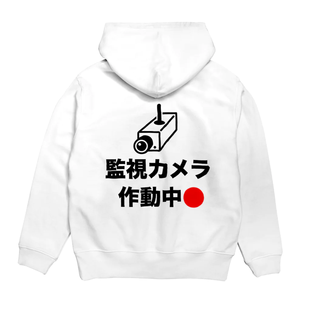 まりこ🦇⛪の監視カメラ付いてますフェイクシリーズ Hoodie:back