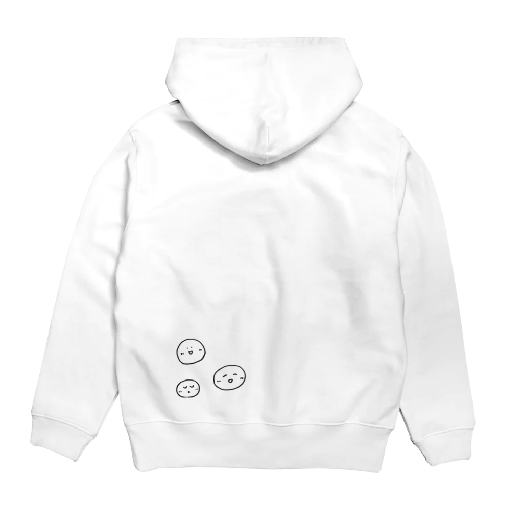 goma's ✿ shopののほほんタピオカ三兄弟のパーカー Hoodie:back