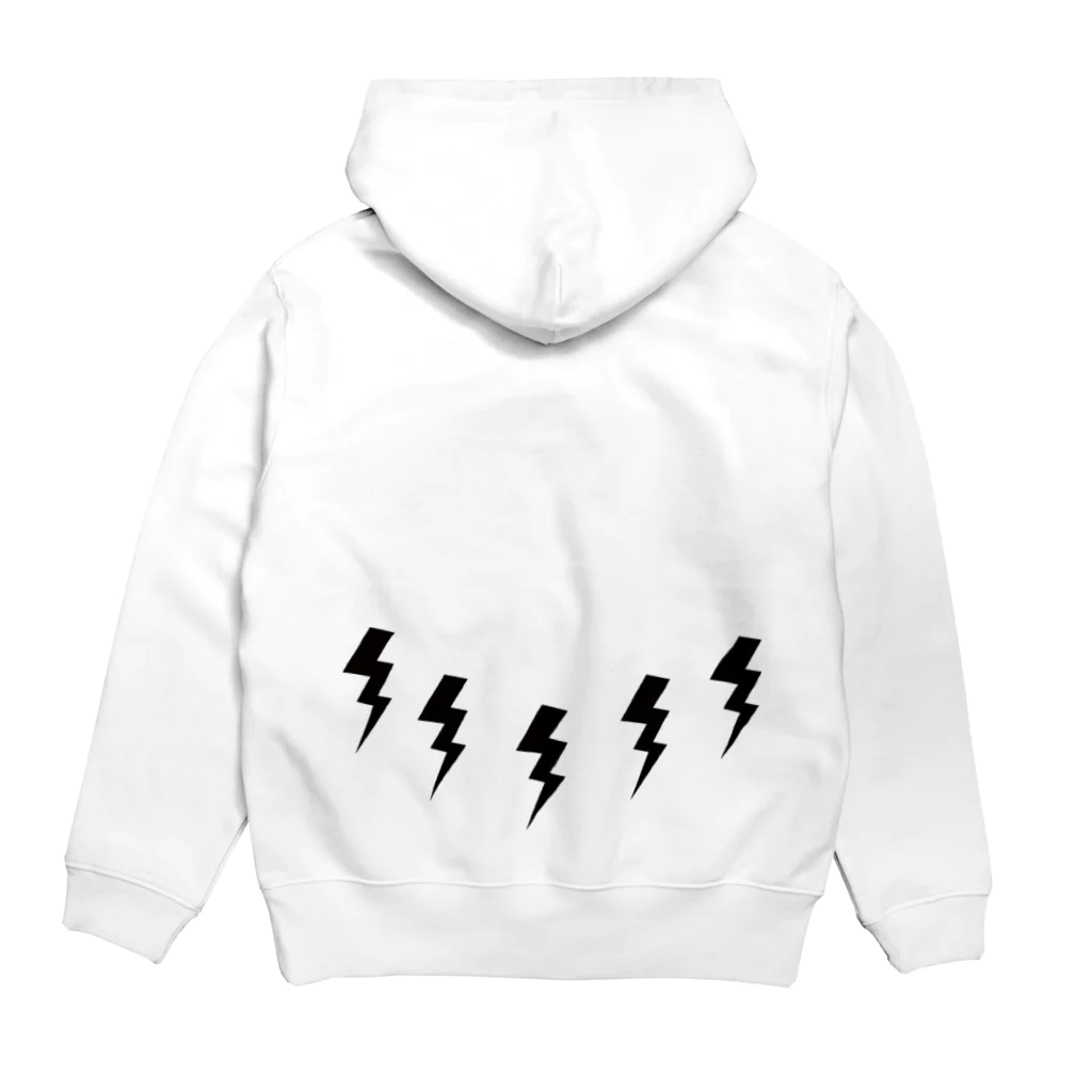 seventy_sevenの⚡lightning-BK⚡ Hoodie:back