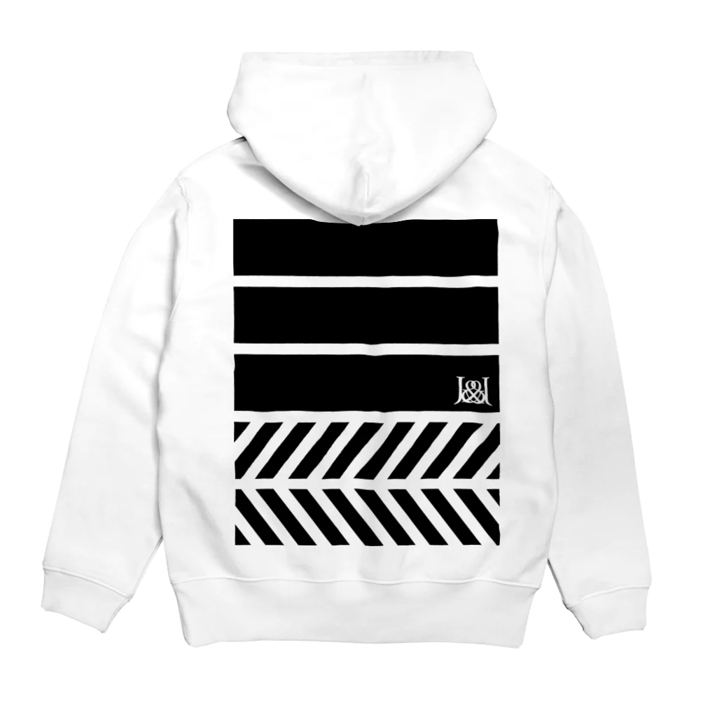 seventy_sevenのjj stripe p Hoodie:back