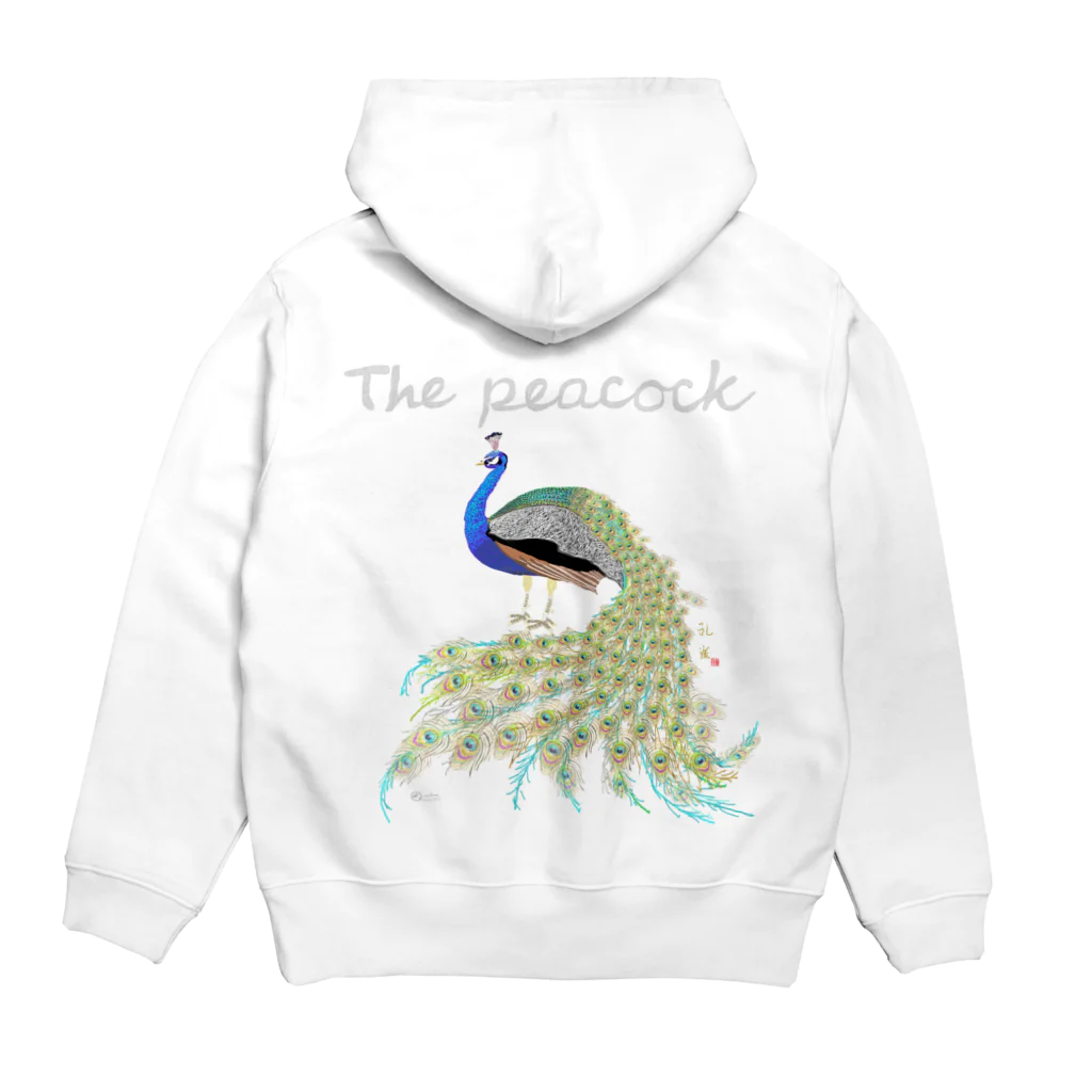 uwotomoのWP(1P+BP)【The peacock】 パーカーの裏面