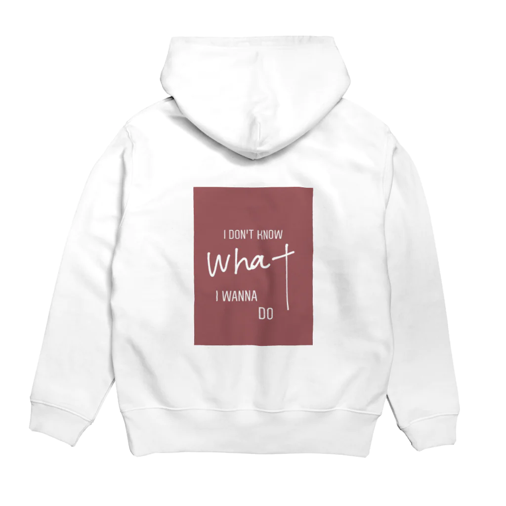 suzupoonの【GOODS】IDKWIWD Hoodie:back