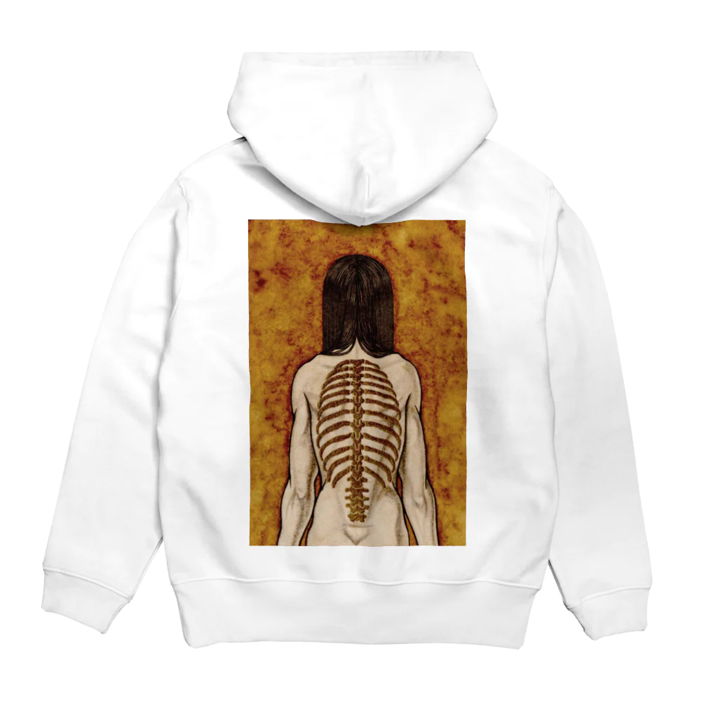 采-aya-の姿勢 Hoodie:back