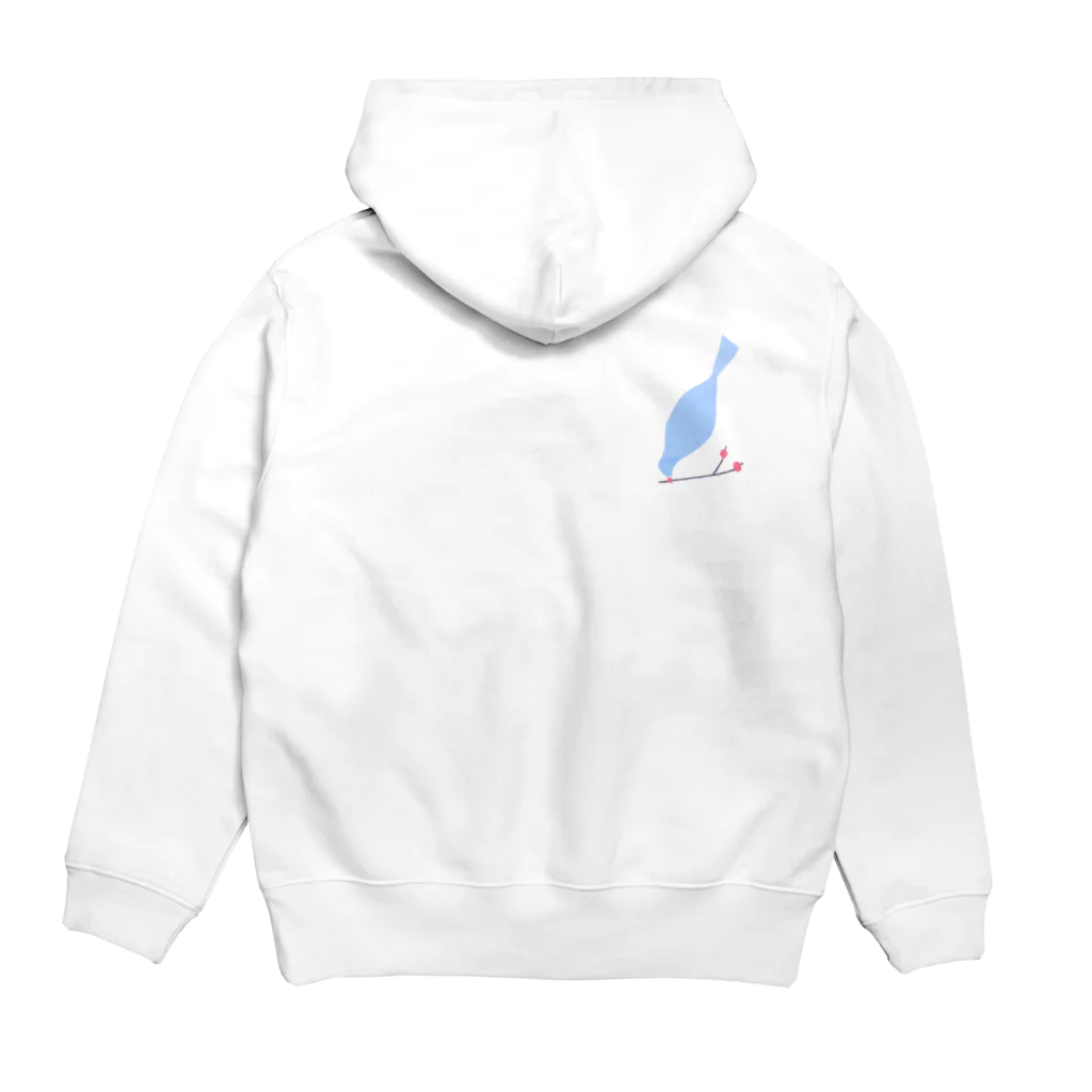 _mitoのblue bird Hoodie:back