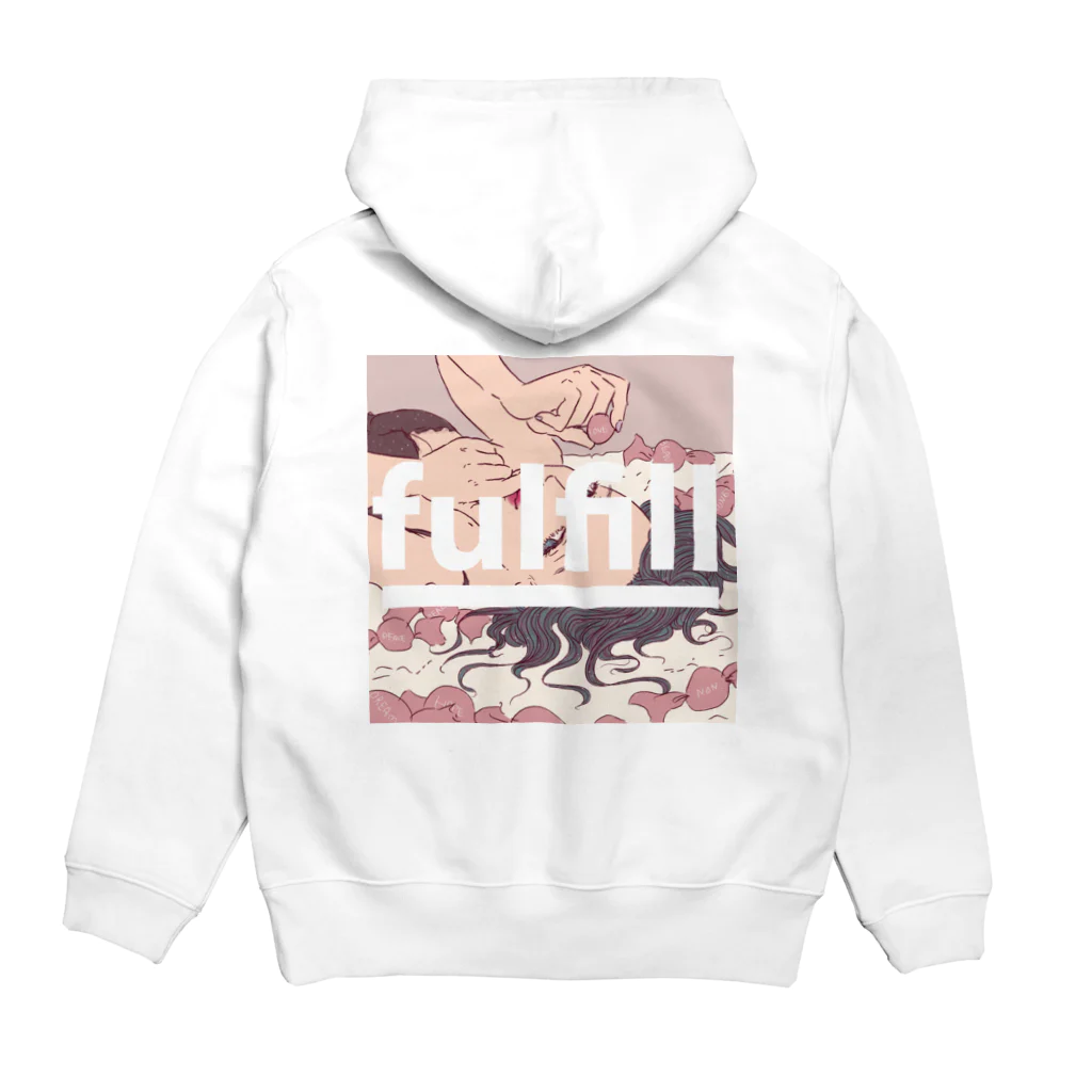 non.FuLFiLLのキャンディガール Hoodie:back