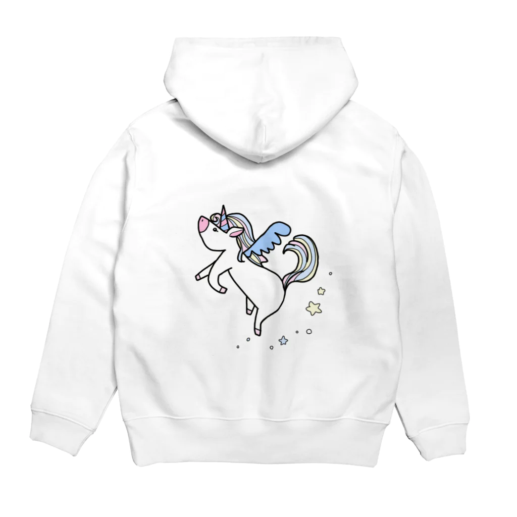 みっとぅんのゆにこぉん Hoodie:back