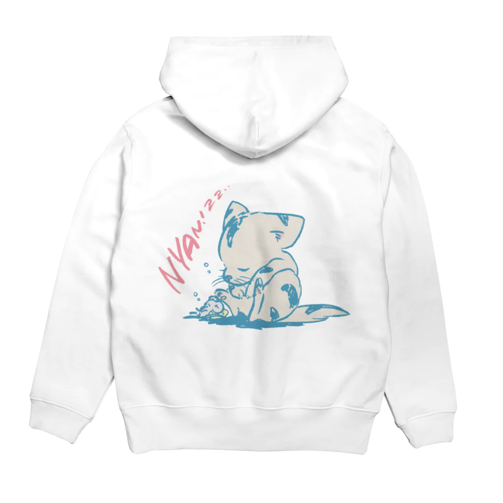 村川 里のねるねこ2 Hoodie:back