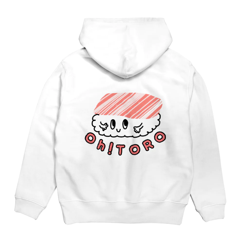 モモたろ屋のOh!大トロちゃん Hoodie:back