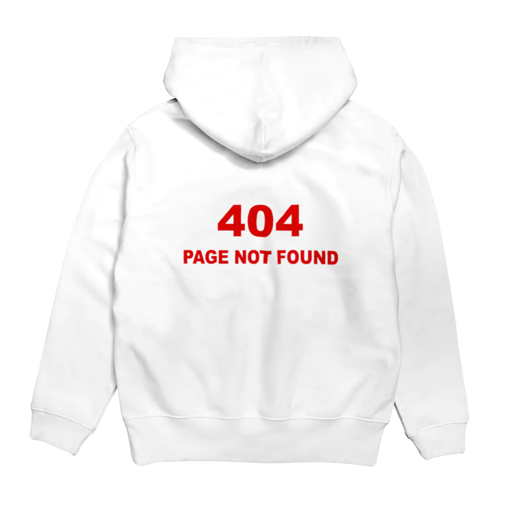 BLICK + BLACK の[404] NOT FOUND Hoodie:back