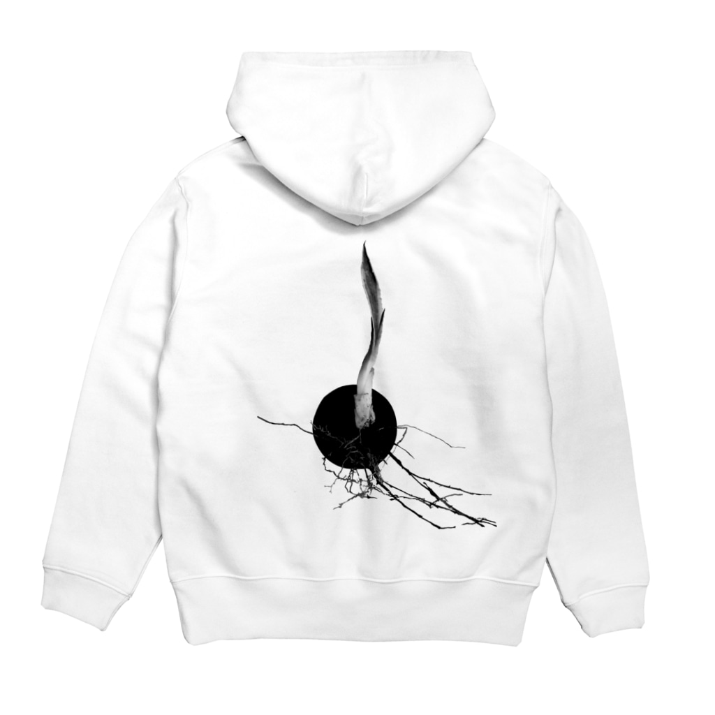 tasiのあがべ のね 〈mono maru〉 Hoodie:back