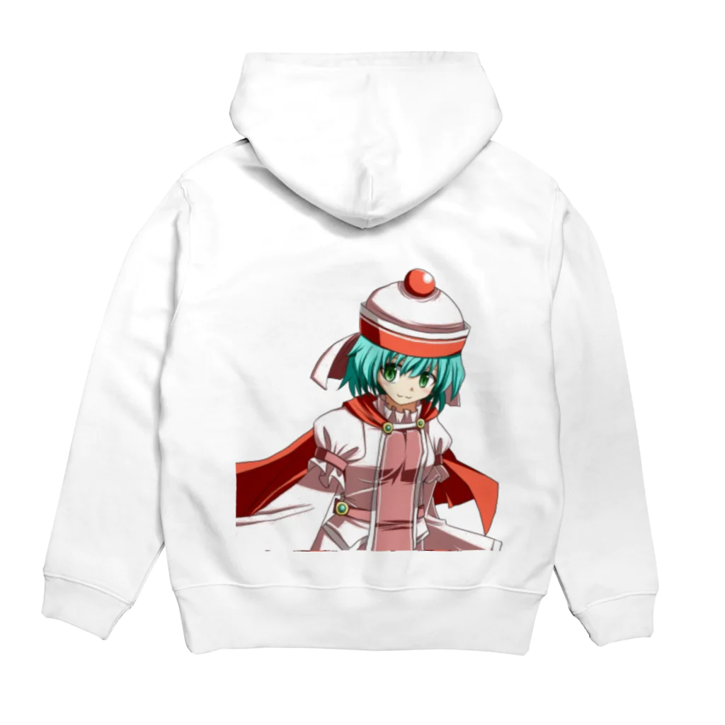 RELAXY のスミレ　アニメオリジナルキャラクター Hoodie:back