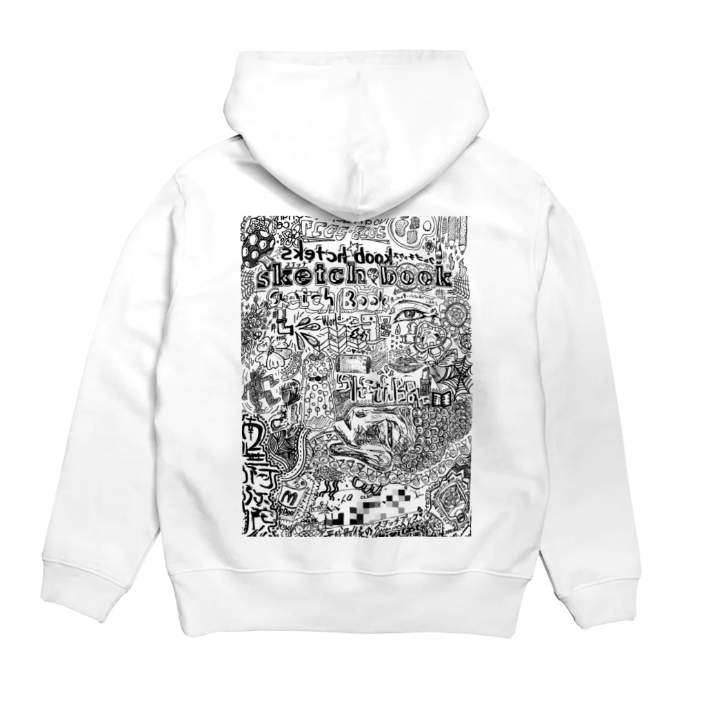 Juneのスケッチブック Hoodie:back