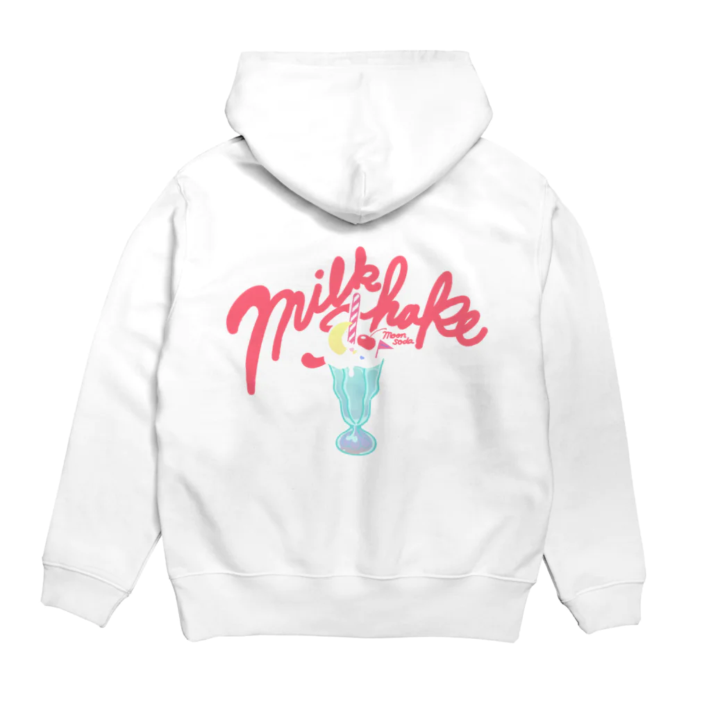 moonsodaのmilkshake Hoodie:back