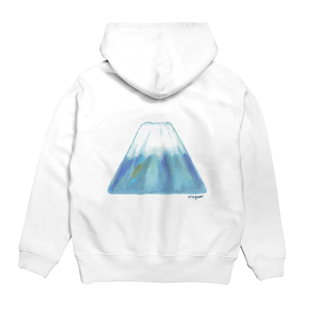 わたべ　めぐみの富士山 Hoodie:back