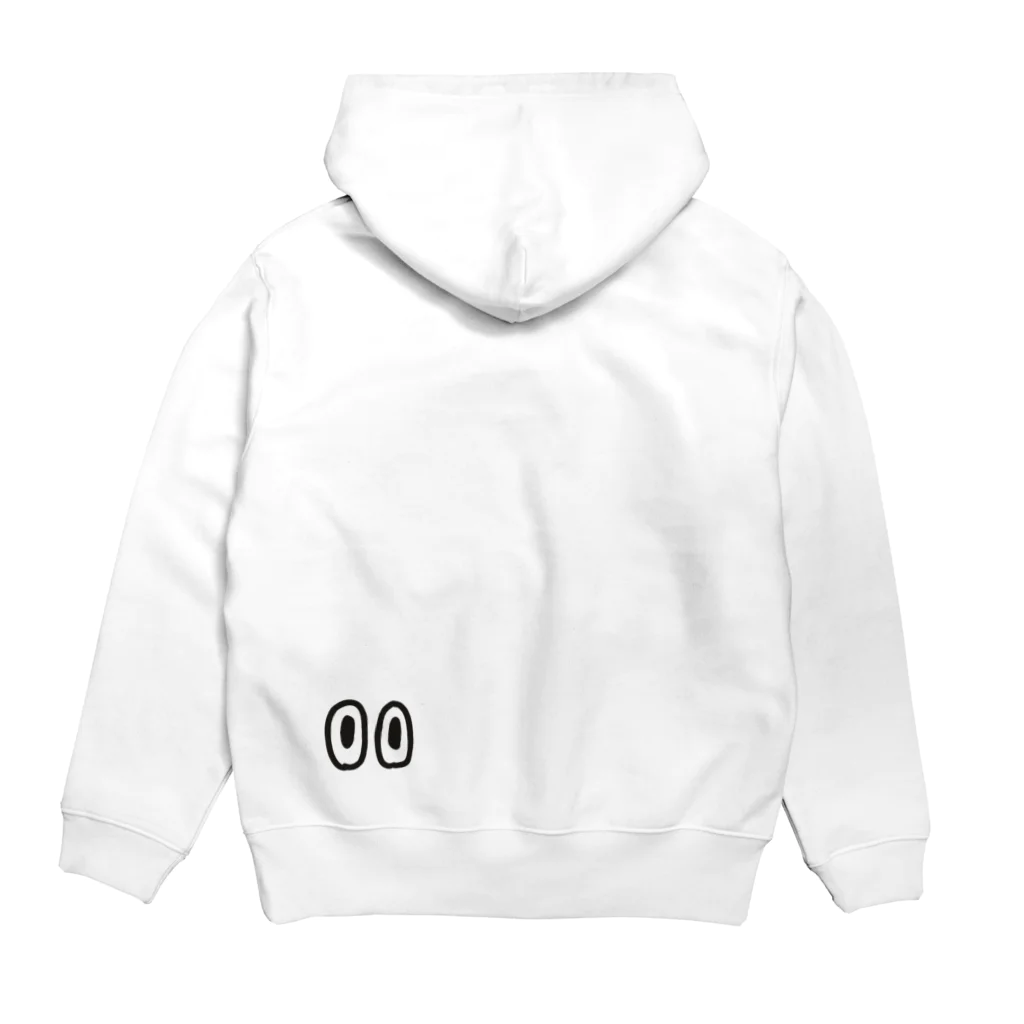 ICOのおばけくん シンプル Hoodie:back