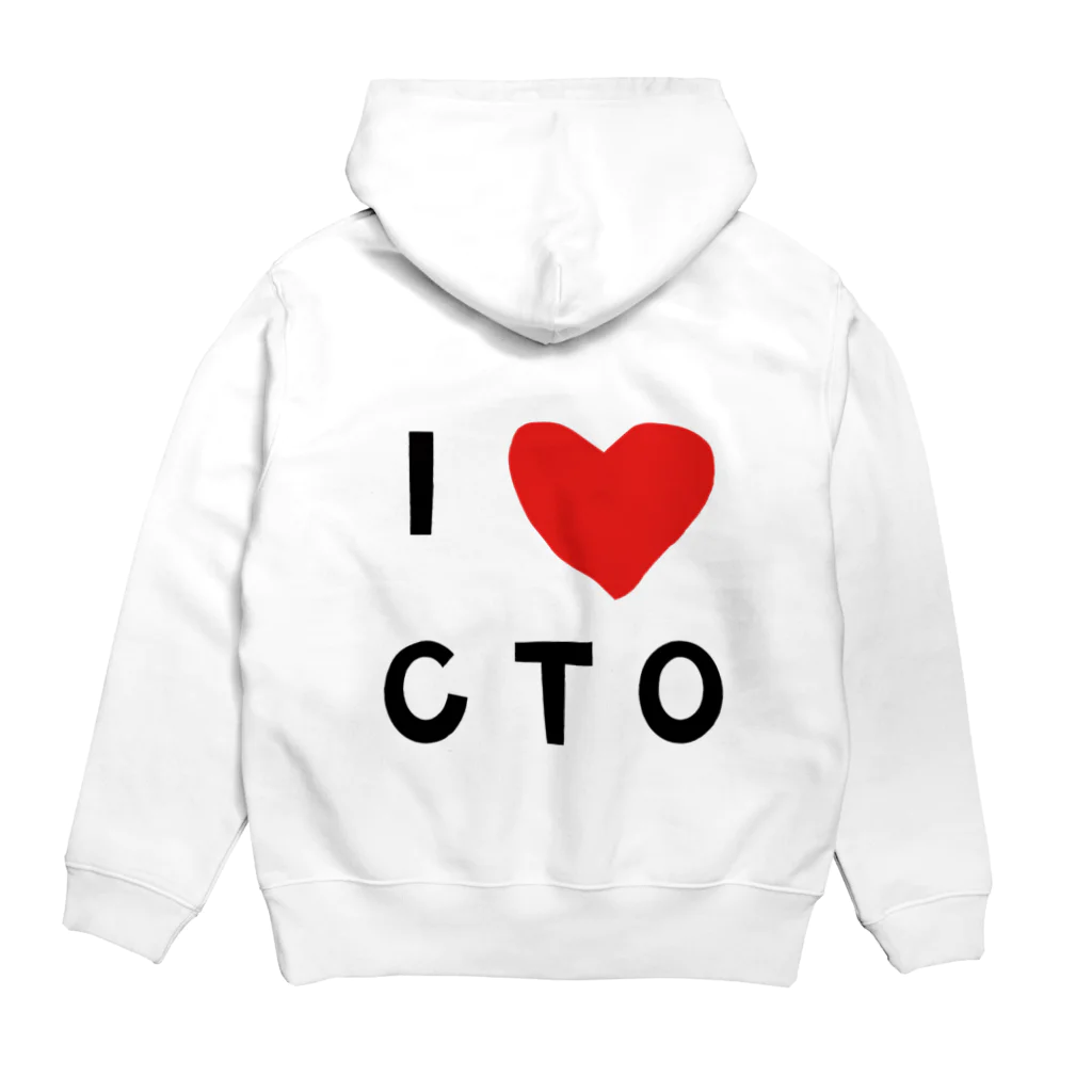 chobi_eのI♥CTOパーカー Hoodie:back