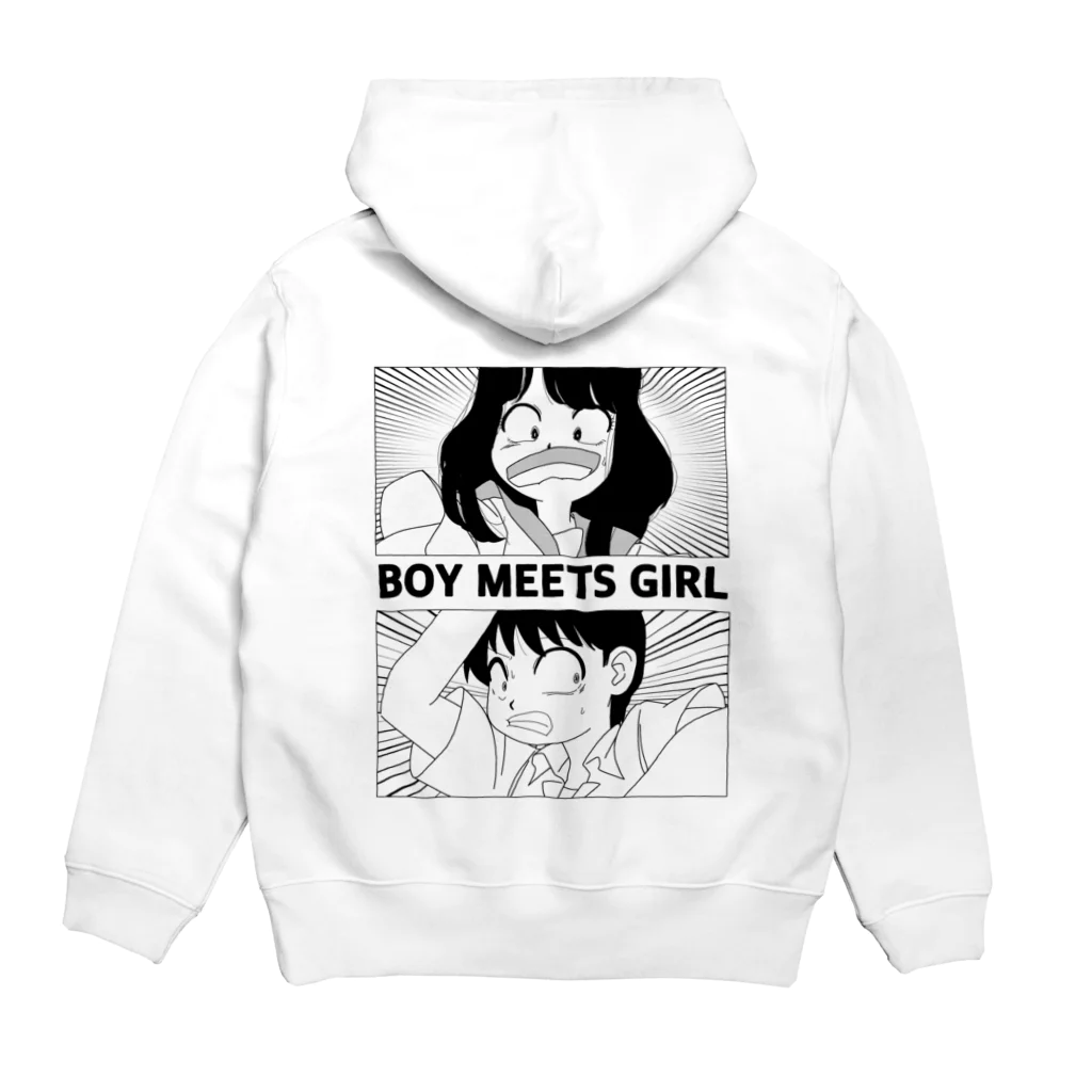 yeSのboy meets girl パーカーの裏面