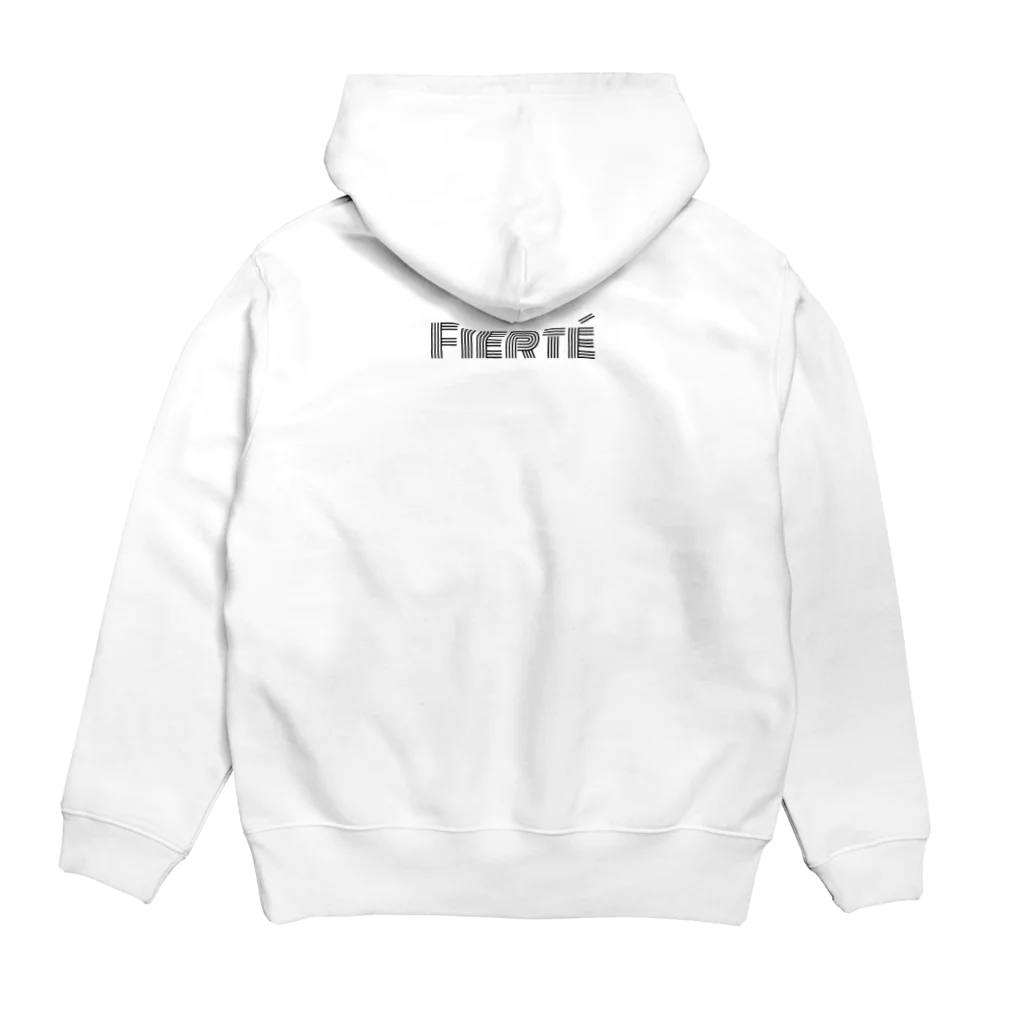 【Fierté】の【Fierté】4色から Hoodie:back