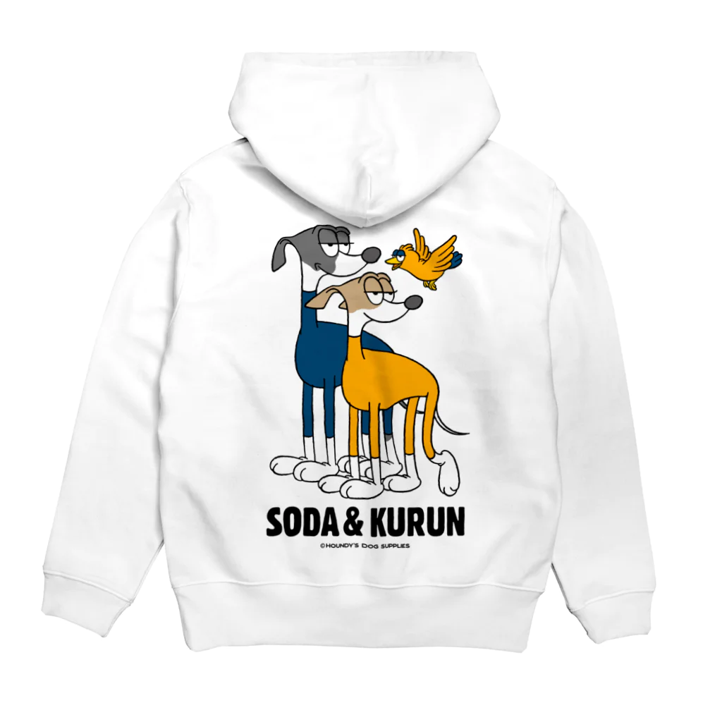 イタグレショップのSODAくん＆KURUNちゃん専用 パーカーの裏面