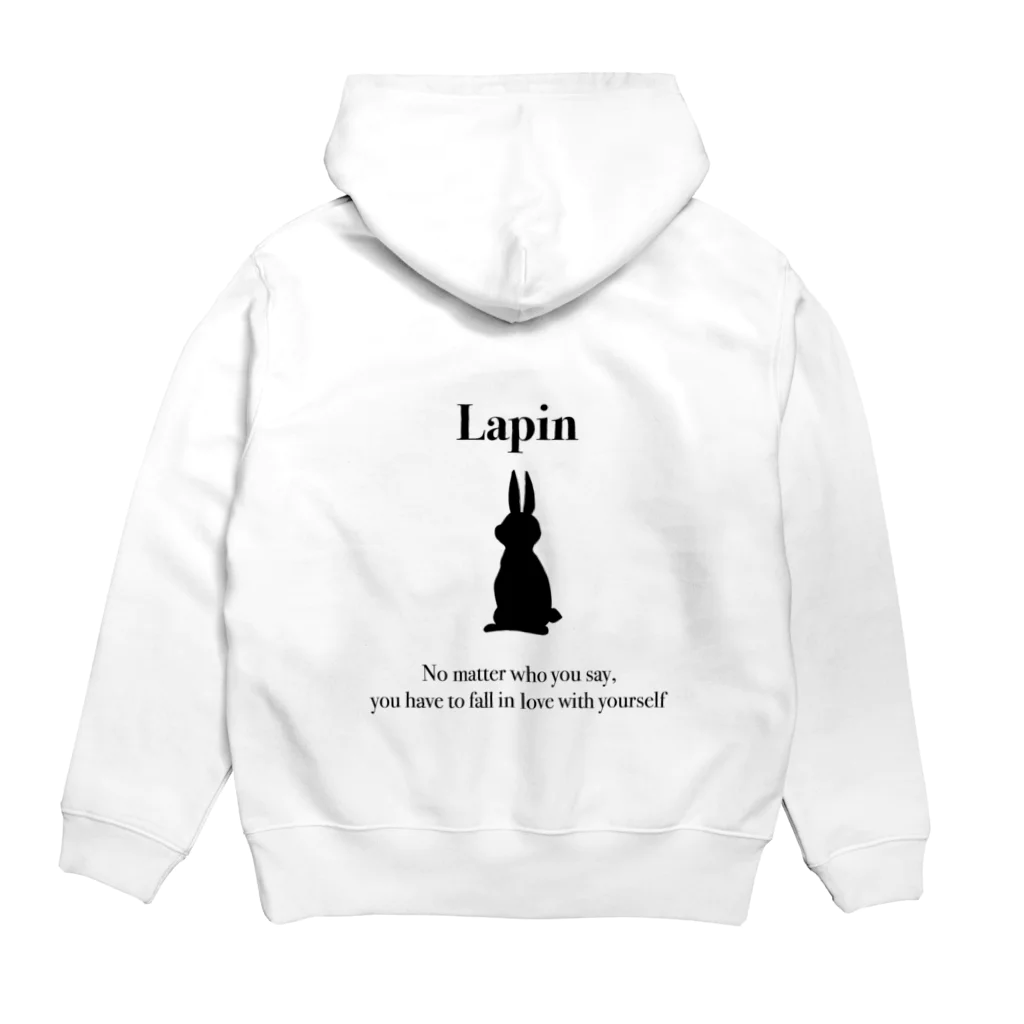 Lapin のLapin  original グッズ Hoodie:back