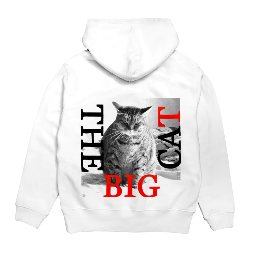 TAKUYA DESIGN WORKSのTHE BIG CAT パーカーの裏面