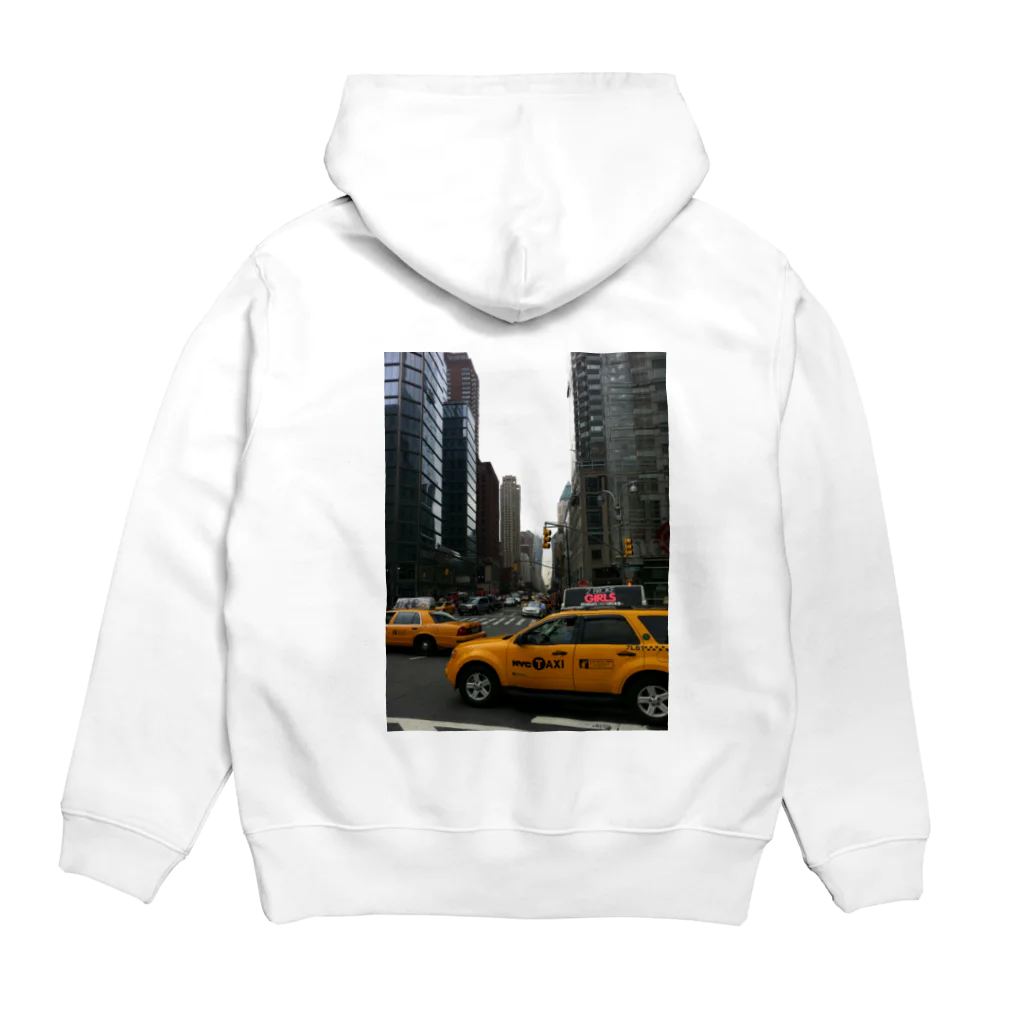 kichiのYellow cab Hoodie:back