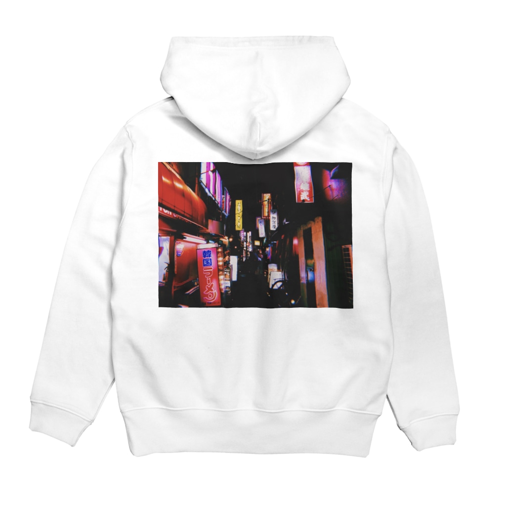 39chの飲み屋街 Hoodie:back