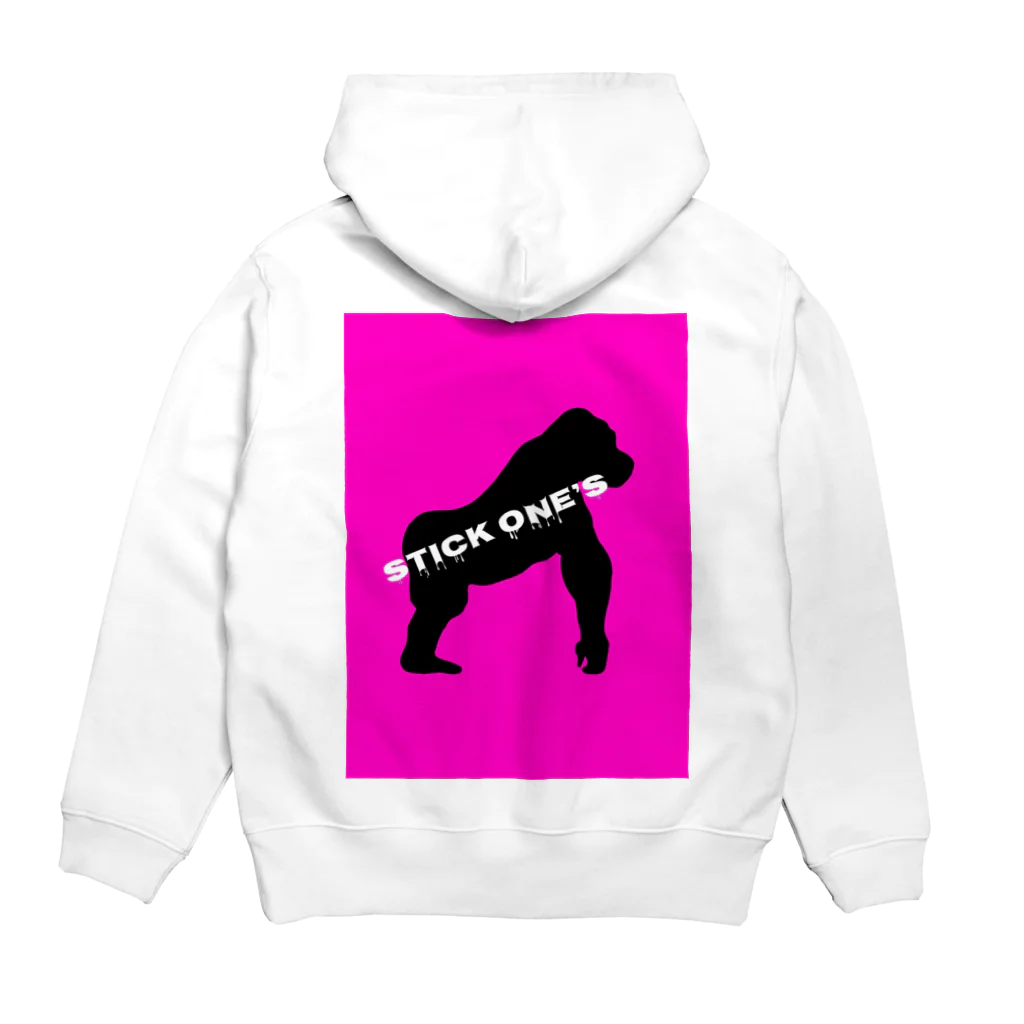 stick one'sのstick one's Hoodie:back