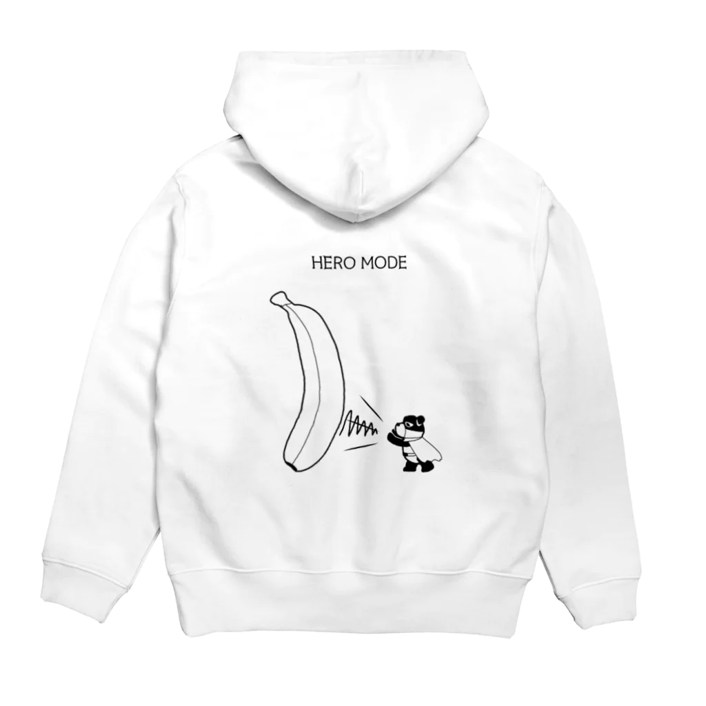 EMILI'S HOUSEのHARD MODE ぱんだ(HARD/HERO) Hoodie:back