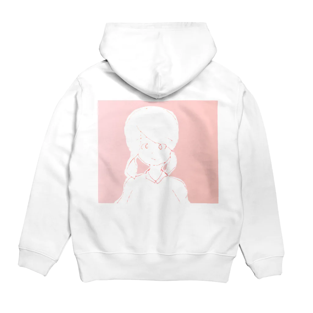 水草のナウ・ガール４１ Hoodie:back