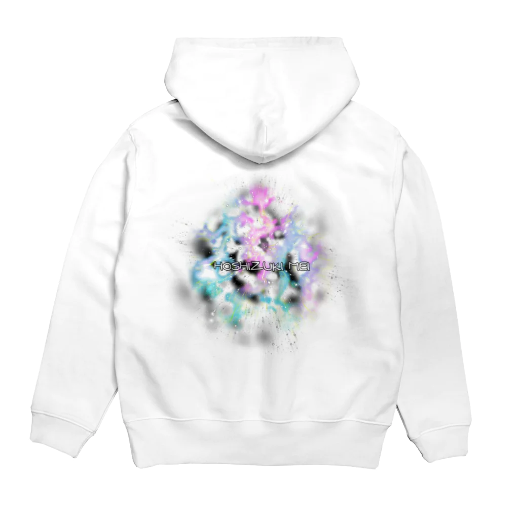 星月芽依のHOSHIZUKIグッズ Hoodie:back